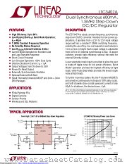 LTC3407AIDD#TRPBF datasheet pdf Linear Technology