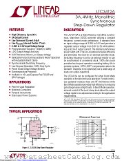 LTC3412AEUF#TRPBF datasheet pdf Linear Technology