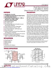 LTC3417EFE#PBF datasheet pdf Linear Technology