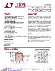 LTC3422EDD#PBF datasheet pdf Linear Technology