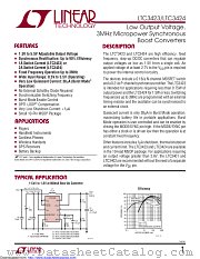 LTC3423EMS datasheet pdf Linear Technology