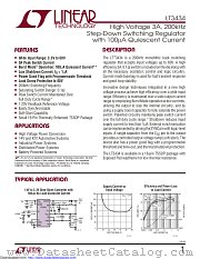 LT3434IFE#TR datasheet pdf Linear Technology
