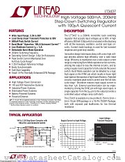 LT3437IFE#TRPBF datasheet pdf Linear Technology