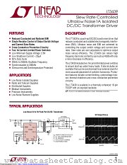LT3439EFE#TR datasheet pdf Linear Technology