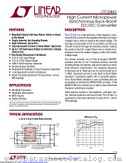LTC3441EDE datasheet pdf Linear Technology