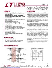 LTC3446EDE datasheet pdf Linear Technology
