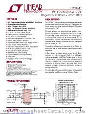 LTC3447EDD datasheet pdf Linear Technology