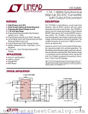 LTC3458LEDE datasheet pdf Linear Technology