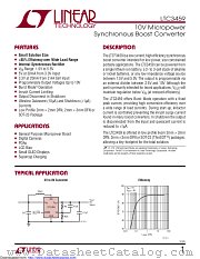 LTC3459ES6#TRMPBF datasheet pdf Linear Technology
