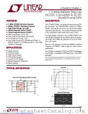 LT3460ESC6-1#TRPBF datasheet pdf Linear Technology