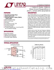 LT3502EDC#TRMPBF datasheet pdf Linear Technology