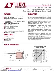 LTC3525LESC6-3#TRPBF datasheet pdf Linear Technology