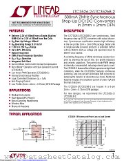LTC3526BEDC-2#TRM datasheet pdf Linear Technology