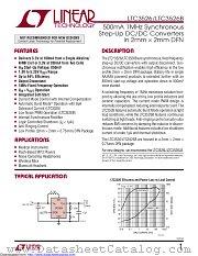 LTC3526EDC datasheet pdf Linear Technology