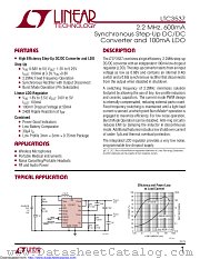 LTC3537EUD#TRPBF datasheet pdf Linear Technology