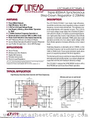 LTC3545EUD-1#PBF datasheet pdf Linear Technology