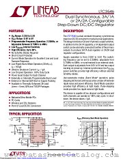 LTC3546EFE#TRPBF datasheet pdf Linear Technology