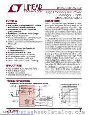 LTC3555IUFD-3#PBF datasheet pdf Linear Technology