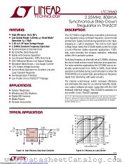 LTC3560ES6#TRPBF datasheet pdf Linear Technology