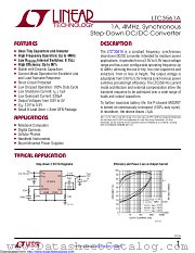 LTC3561AEDD#TRPBF datasheet pdf Linear Technology