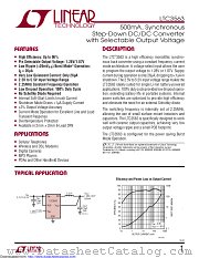 LTC3563EDC#TRPBF datasheet pdf Linear Technology