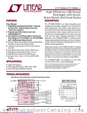 LTC3586EUFE-1#PBF datasheet pdf Linear Technology