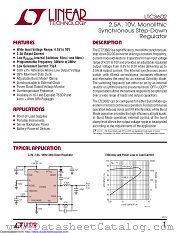LTC3602EFE datasheet pdf Linear Technology