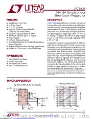 LTC3605EUF#TRPBF datasheet pdf Linear Technology