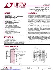 LTC3609EWKG#TRPBF datasheet pdf Linear Technology