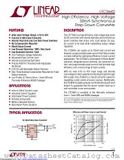 LTC3642EMS8E#TRPBF datasheet pdf Linear Technology