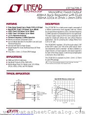 LTC3672BEDC-2#TRPBF datasheet pdf Linear Technology