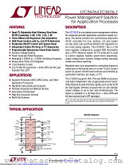 LTC3676EUJ#PBF datasheet pdf Linear Technology
