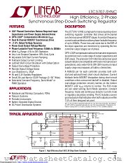 LTC3707IGN-SYNC#TRPBF datasheet pdf Linear Technology