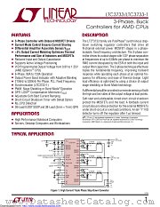 LTC3733CUHF-1#TRPBF datasheet pdf Linear Technology