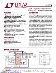 LTC3789EUFD#TRPBF datasheet pdf Linear Technology