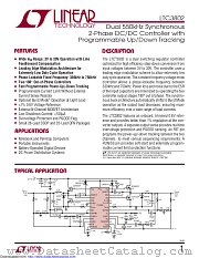 LTC3802EGN#PBF datasheet pdf Linear Technology