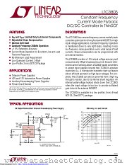 LTC3803IS6#PBF datasheet pdf Linear Technology