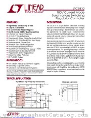 LTC3810IG datasheet pdf Linear Technology