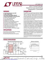 LTC3812EFE-5#PBF datasheet pdf Linear Technology
