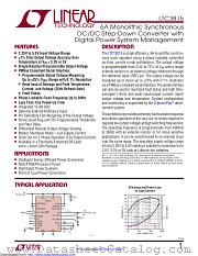 LTC3815IUFE#PBF datasheet pdf Linear Technology