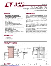 LTC3822EDD datasheet pdf Linear Technology