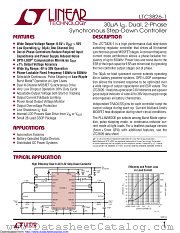 LTC3826EG-1#TRPBF datasheet pdf Linear Technology