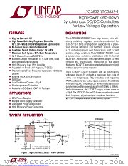 LTC3832-1ES8#TRPBF datasheet pdf Linear Technology