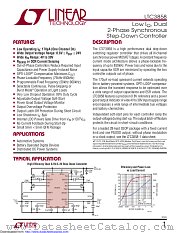 LTC3858IUH#TRPBF datasheet pdf Linear Technology