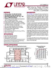 LTC3890EGN-3#TRPBF datasheet pdf Linear Technology