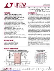 LTC3890EUH#TRPBF datasheet pdf Linear Technology