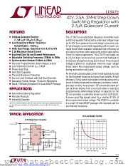 LT3975IMSE#TRPBF datasheet pdf Linear Technology