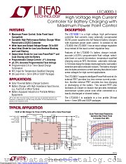 LTC4000EGN-1#TRPBF datasheet pdf Linear Technology