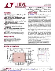 LTC4000IUFD#TRPBF datasheet pdf Linear Technology