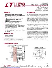 LTC4009CUF-2#TRPBF datasheet pdf Linear Technology